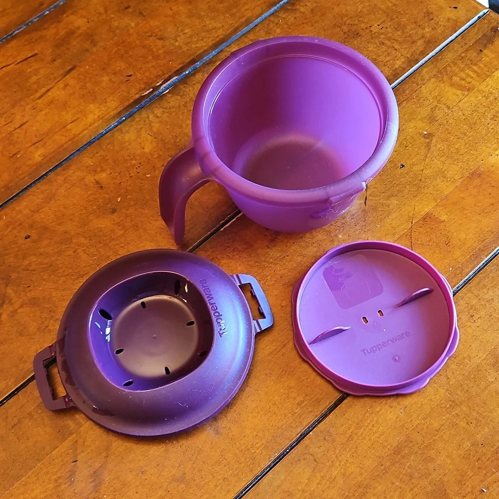TUPPERWARE | SINGLE SERVE | MICROWAVE RICE COOKER